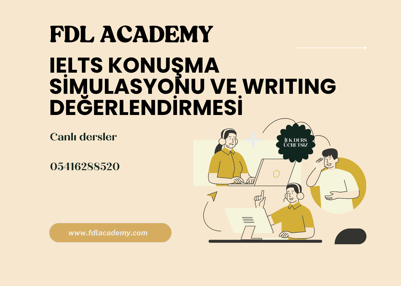 IELTS KONUŞMA SİMULASYONU VE YAZI DEĞERLENDİRMESİ KURSU